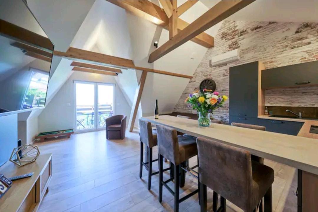 Loft Neuf Avec Bain Jacuzzi Et Terrasse Colmar Exterior foto